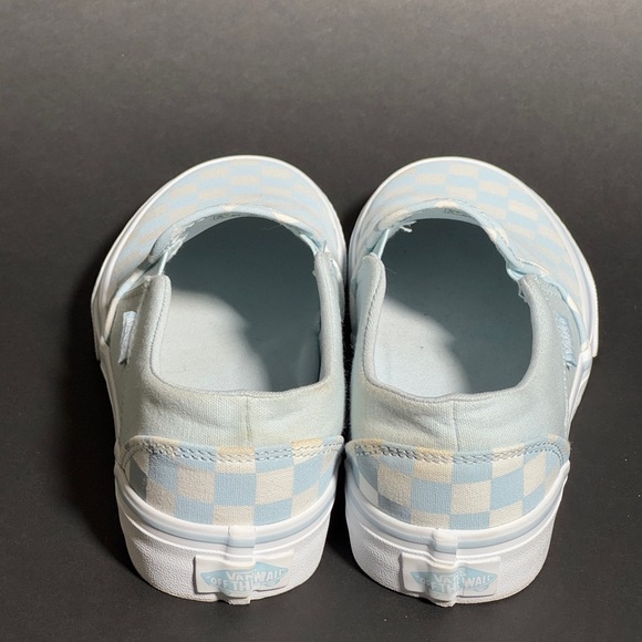 Vans Slip-On Checkerboard Baby Blue - Picture 4 of 5